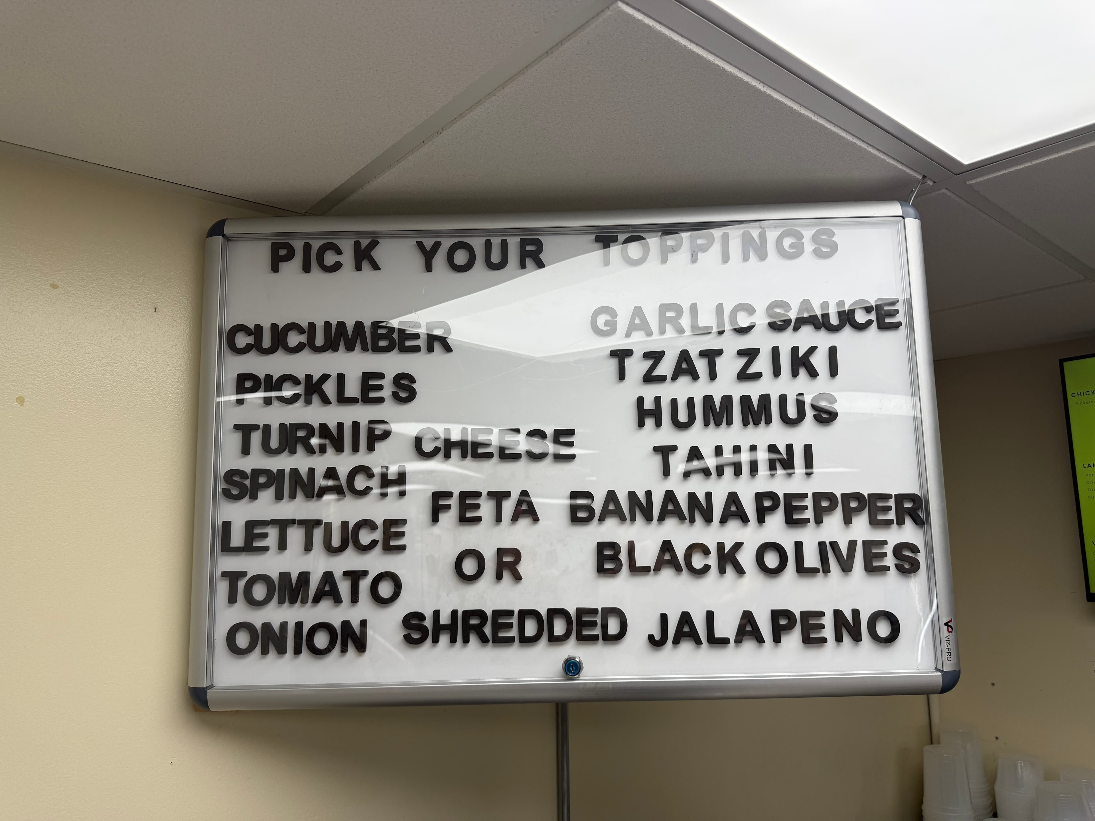 Falafel and Mediterranean mezze