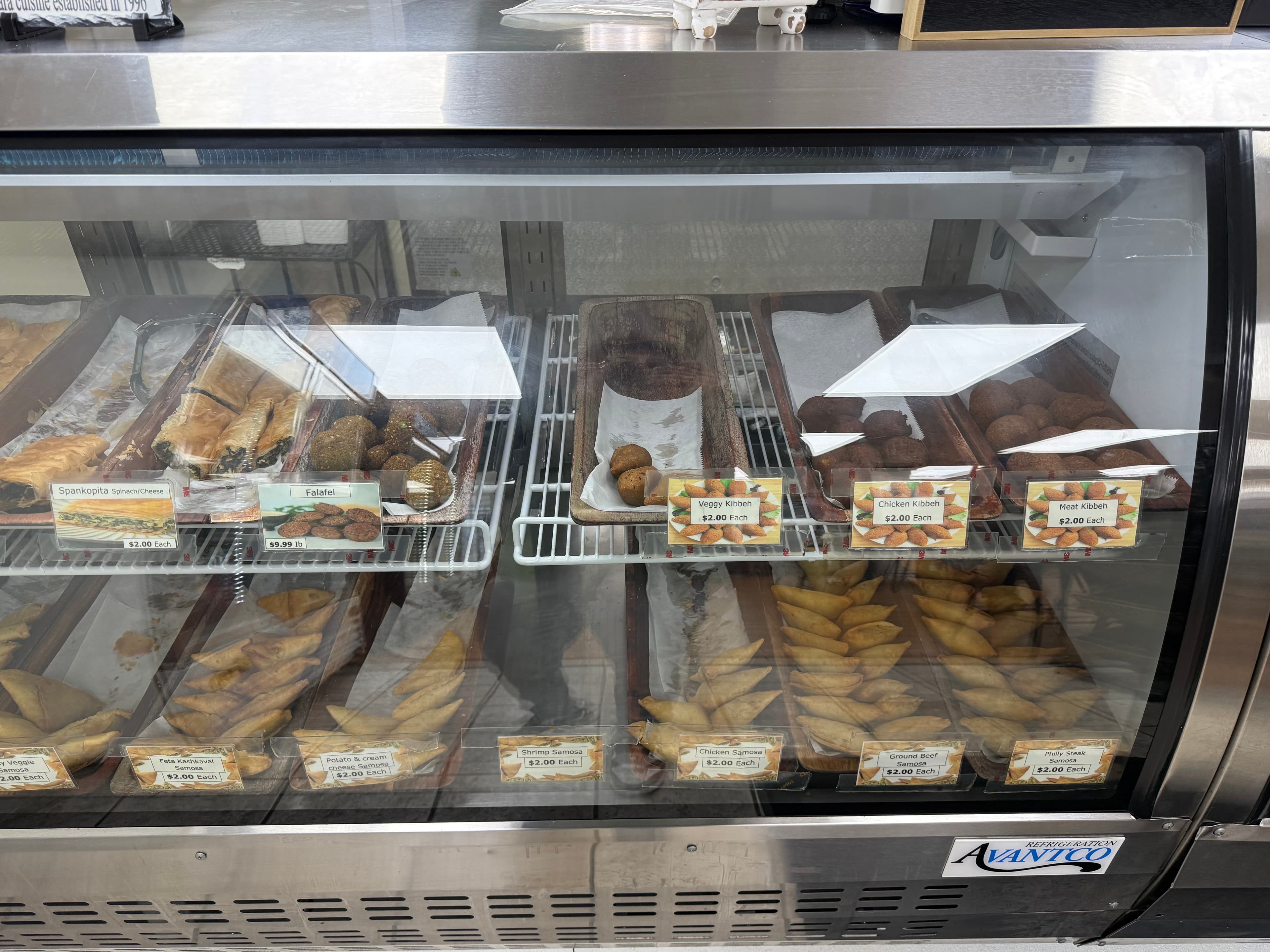 Lebanese mezze and traditional dishes